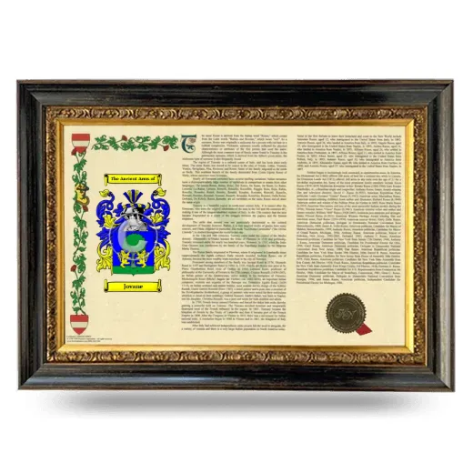 Jovane Armorial Landscape Framed - Heirloom