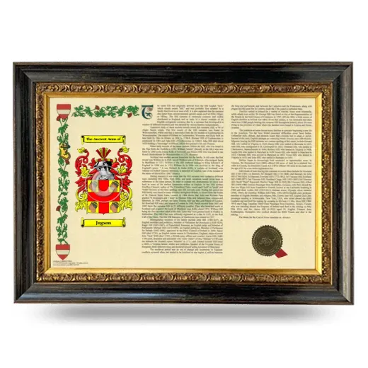 Jugson Armorial Landscape Framed - Heirloom
