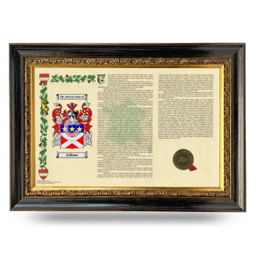 Julliene Armorial Landscape Framed - Heirloom