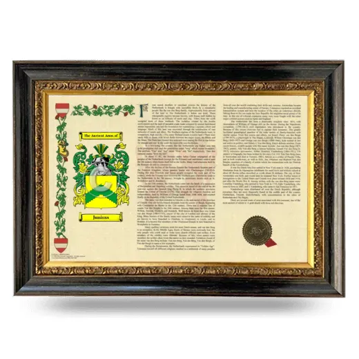 Juniuss Armorial Landscape Framed - Heirloom
