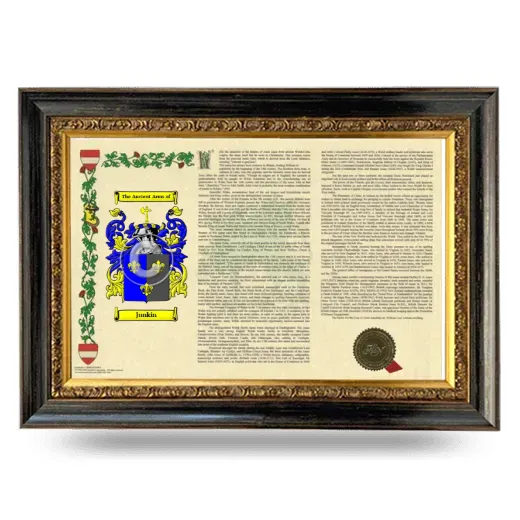 Junkin Armorial Landscape Framed - Heirloom