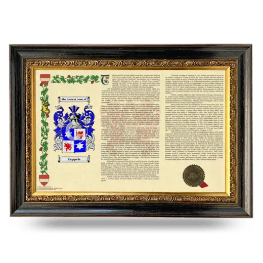 Kappele Armorial Landscape Framed - Heirloom