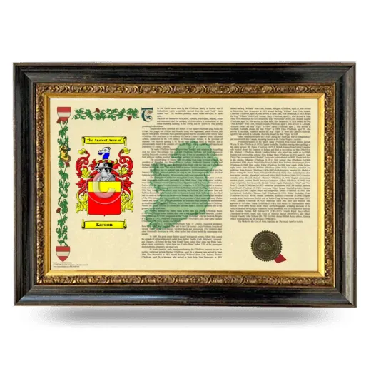 Karoon Armorial Landscape Framed - Heirloom