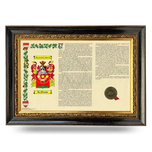 Kauffmann Armorial Landscape Framed - Heirloom