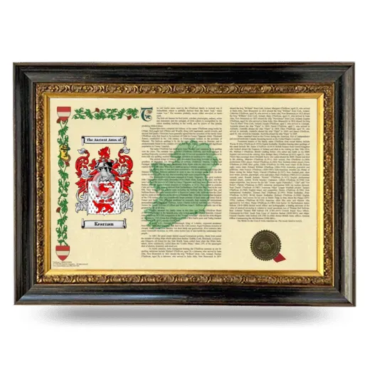 Kearnan Armorial Landscape Framed - Heirloom