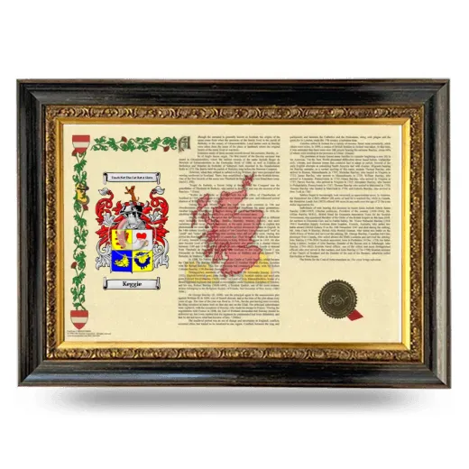 Keggie Armorial Landscape Framed - Heirloom