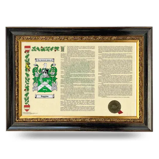 Keggins Armorial Landscape Framed - Heirloom