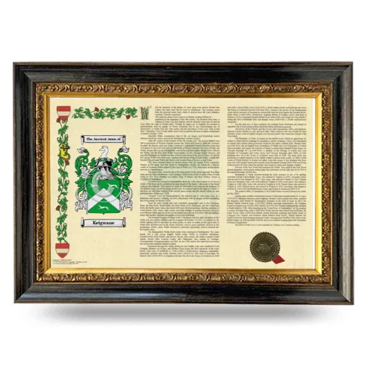 Keigwane Armorial Landscape Framed - Heirloom