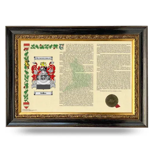 Kellen Armorial Landscape Framed - Heirloom