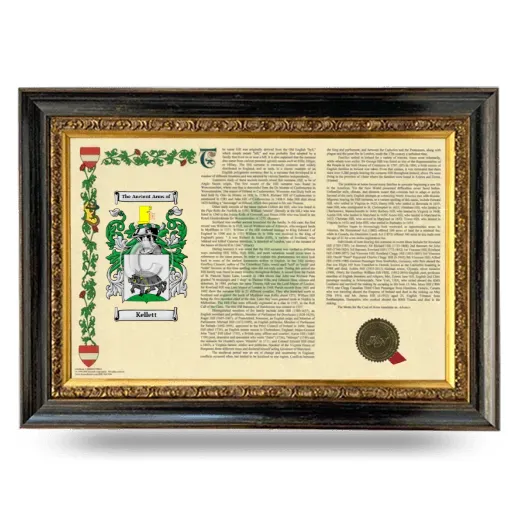 Kellett Armorial Landscape Framed - Heirloom