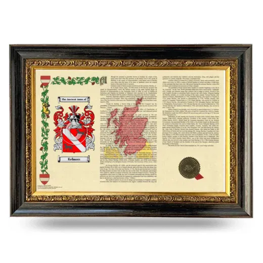 Kelman Armorial Landscape Framed - Heirloom