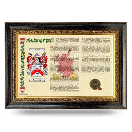 Kennardy Armorial Landscape Framed - Heirloom