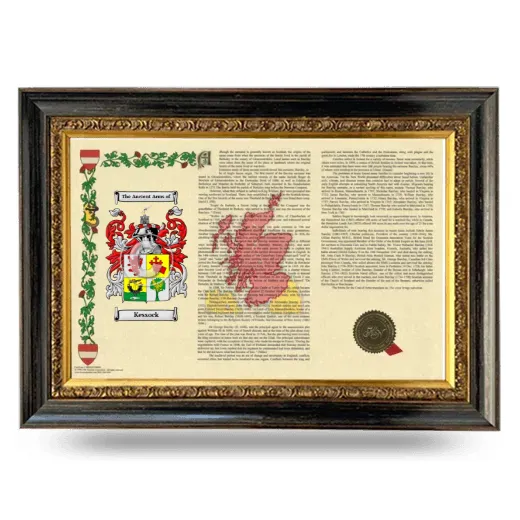 Kessock Armorial Landscape Framed - Heirloom