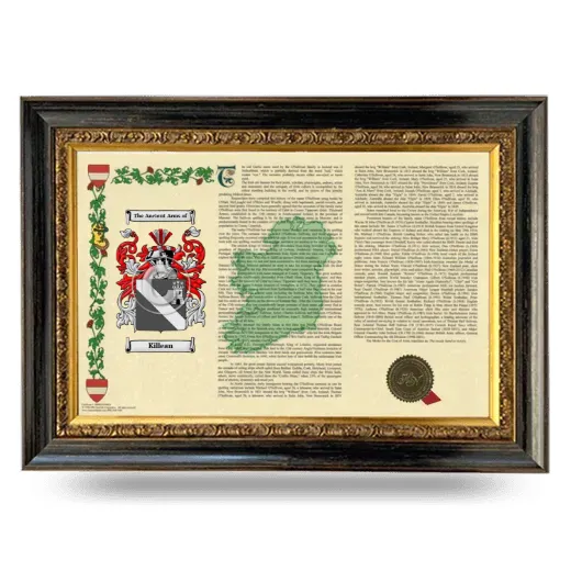 Killean Armorial Landscape Framed - Heirloom