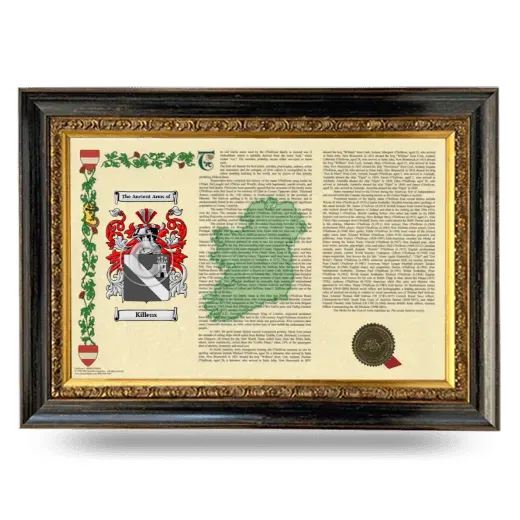 Killens Armorial Landscape Framed - Heirloom