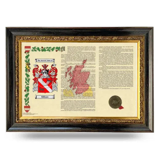 Killmer Armorial Landscape Framed - Heirloom