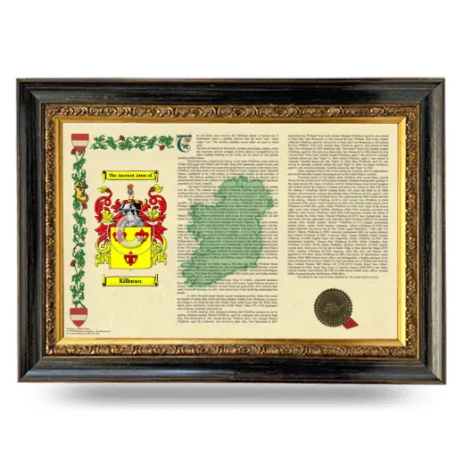 Killoran Armorial Landscape Framed - Heirloom