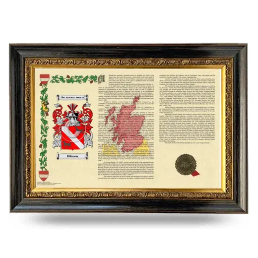 Kilmen Armorial Landscape Framed - Heirloom