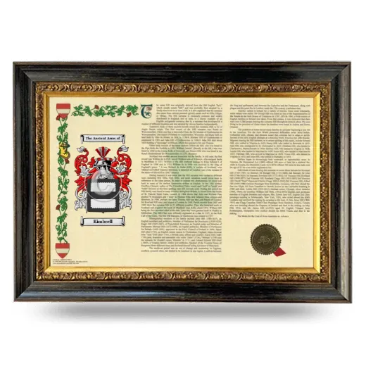 Kimbrell Armorial Landscape Framed - Heirloom