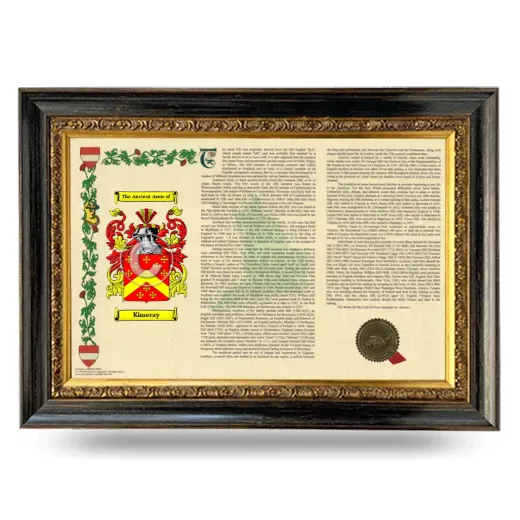 Kimeray Armorial Landscape Framed - Heirloom