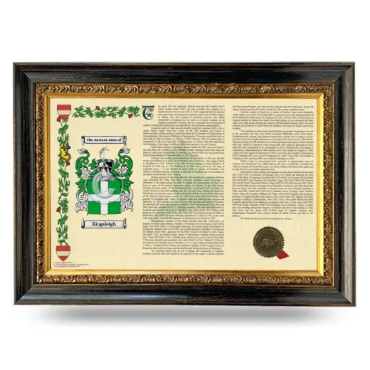 Kingsleigh Armorial Landscape Framed - Heirloom