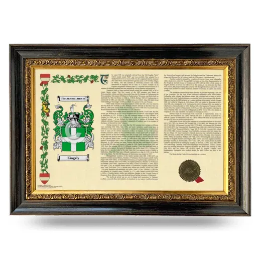 Kingsly Armorial Landscape Framed - Heirloom