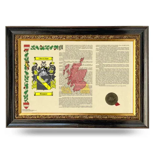 Kinnaer Armorial Landscape Framed - Heirloom