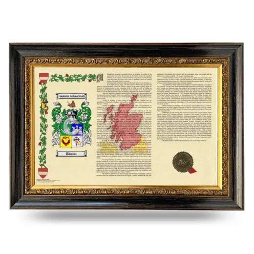 Kinnin Armorial Landscape Framed - Heirloom