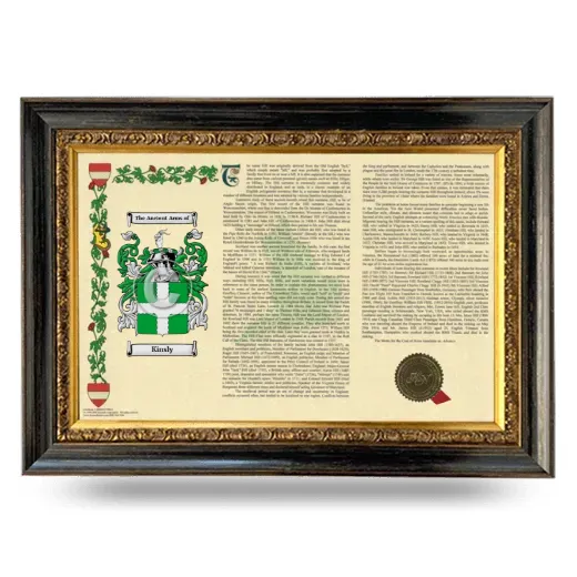 Kinsly Armorial Landscape Framed - Heirloom