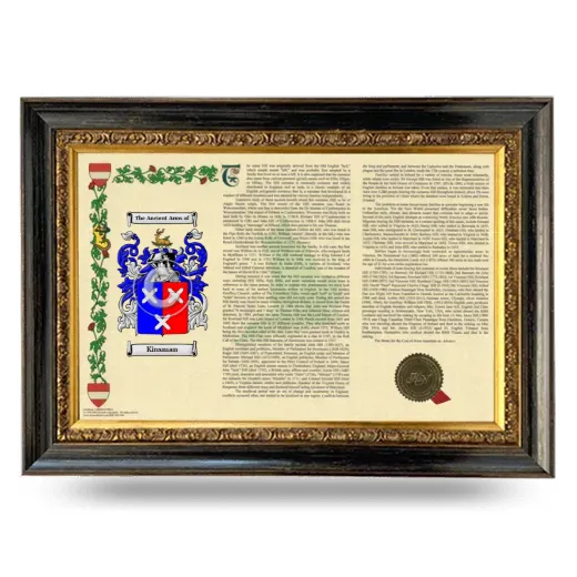Kinsman Armorial Landscape Framed - Heirloom