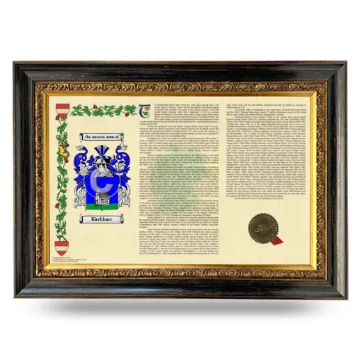 Kirchharr Armorial Landscape Framed - Heirloom