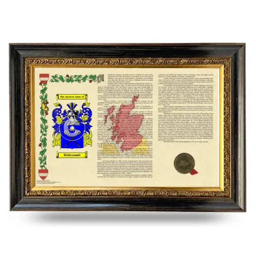 Kirkconnel Armorial Landscape Framed - Heirloom