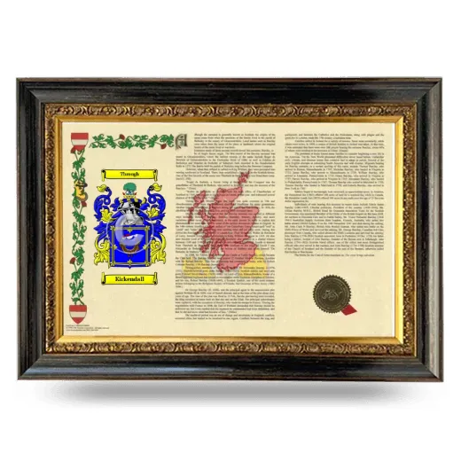 Kirkendall Armorial Landscape Framed - Heirloom