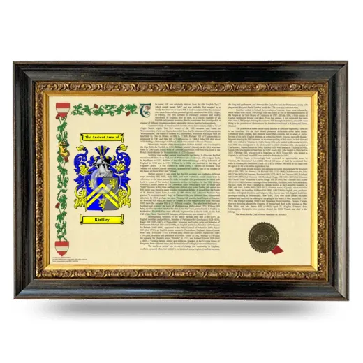 Kirtley Armorial Landscape Framed - Heirloom