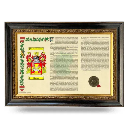 Kistner Armorial Landscape Framed - Heirloom