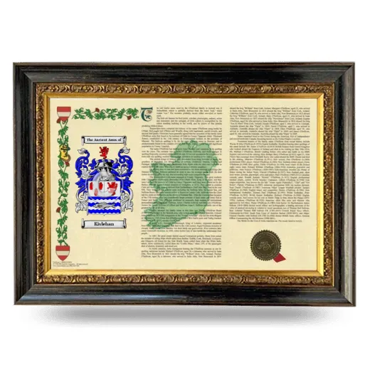 Kivlehan Armorial Landscape Framed - Heirloom