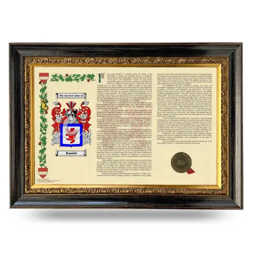 Knodel Armorial Landscape Framed - Heirloom