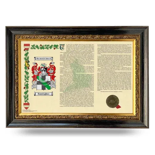 Knooinghan Armorial Landscape Framed - Heirloom