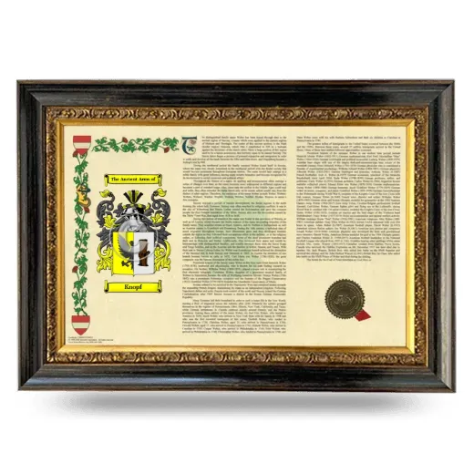 Knopf Armorial Landscape Framed - Heirloom