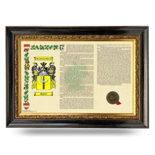 Knorre Armorial Landscape Framed - Heirloom