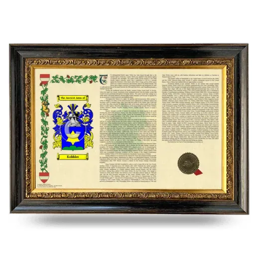 Kobbler Armorial Landscape Framed - Heirloom