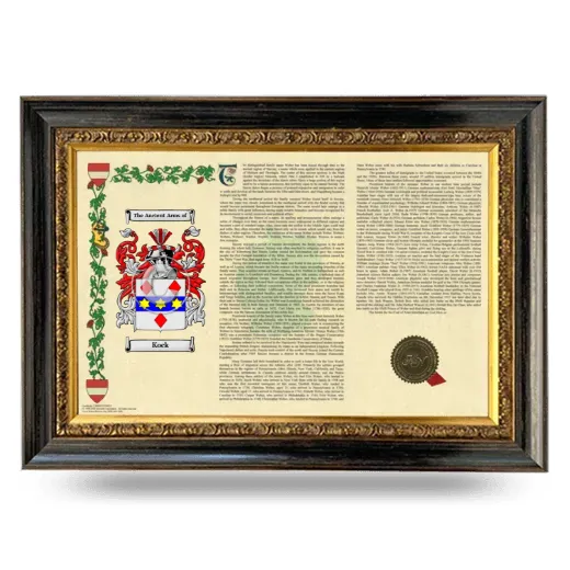 Kock Armorial Landscape Framed - Heirloom