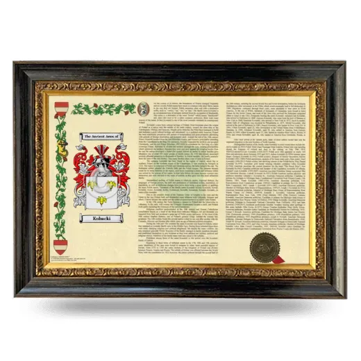 Kubacki Armorial Landscape Framed - Heirloom