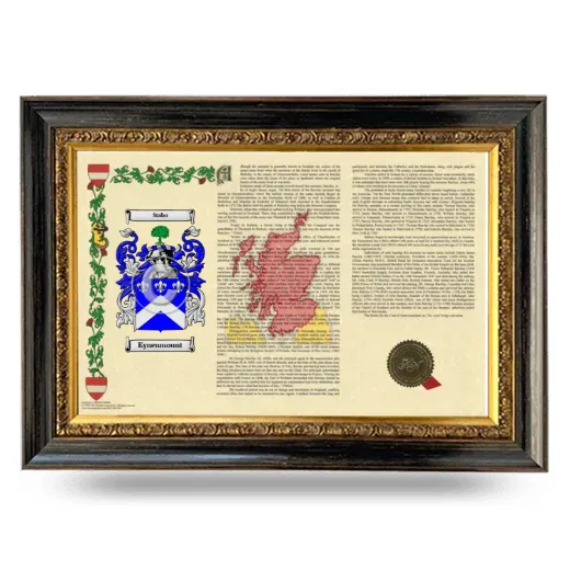 Kynenmount Armorial Landscape Framed - Heirloom