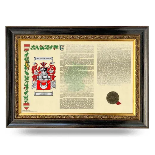 Lampert Armorial Landscape Framed - Heirloom