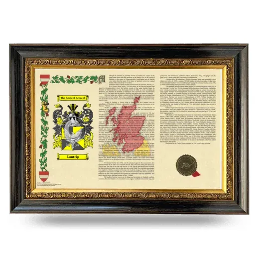 Lantrip Armorial Landscape Framed - Heirloom