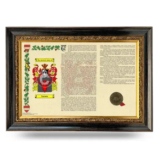 Larsen Armorial Landscape Framed - Heirloom
