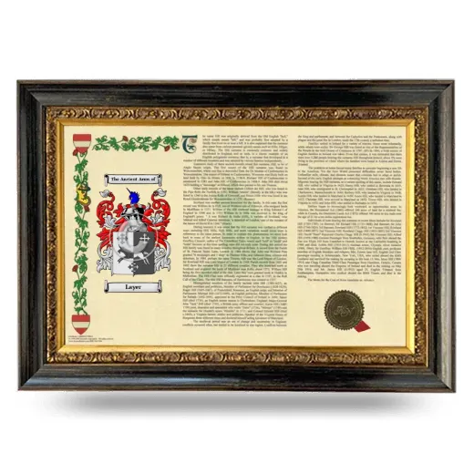 Layer Armorial Landscape Framed - Heirloom