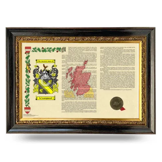 Le'marquand Armorial Landscape Framed - Heirloom