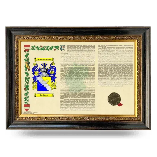 Leckner Armorial Landscape Framed - Heirloom